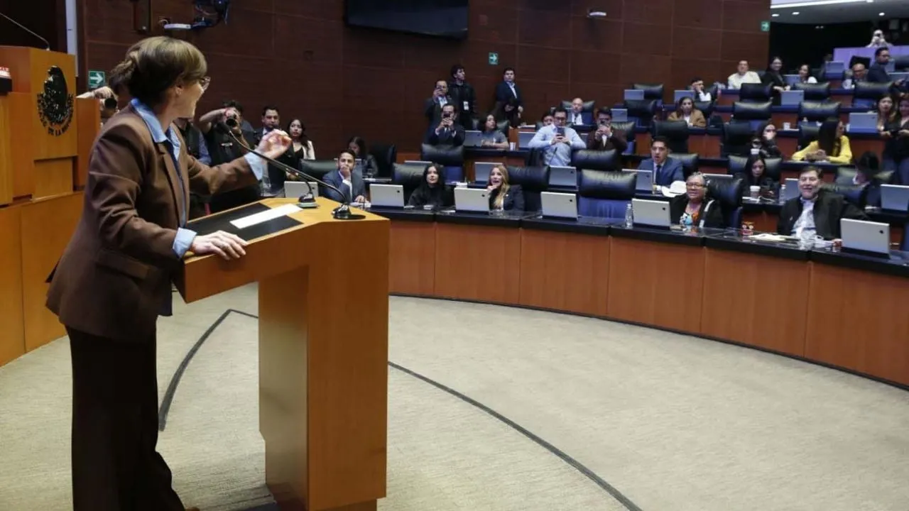 Lilly Téllez estalla contra Noroña desde tribuna: “a ver idiota, llora por Carlos Manzo” (Video)