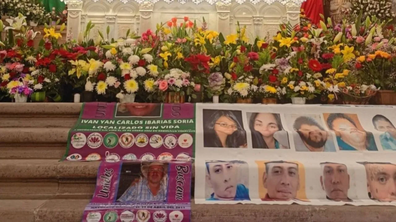 Madres buscadoras de Michoacán realizan misa de fin de año para pedir por personas desaparecidas
