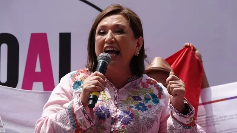 Durante la “Marcha de la Impunidad” Xóchitl Gálvez acusa a Morena de proteger a Cuauhtémoc Blanco