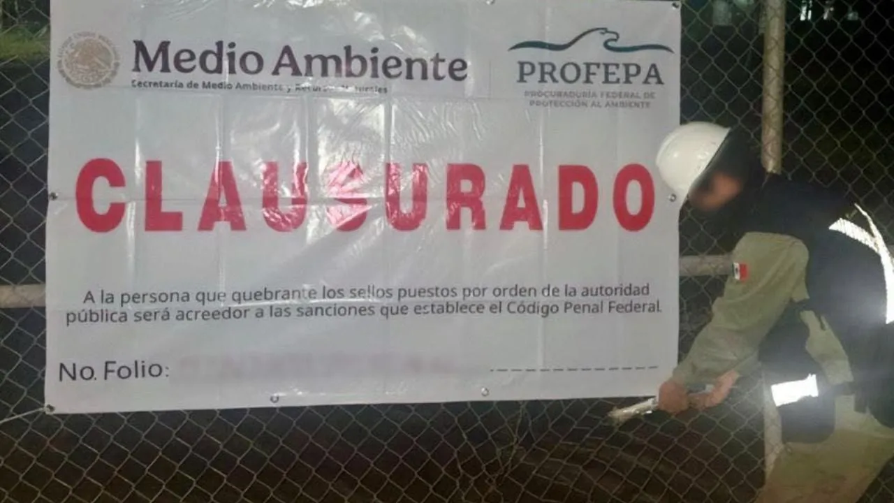 Profepa clausura rellero sanitario en Puebla... pero la empresa sigue operando