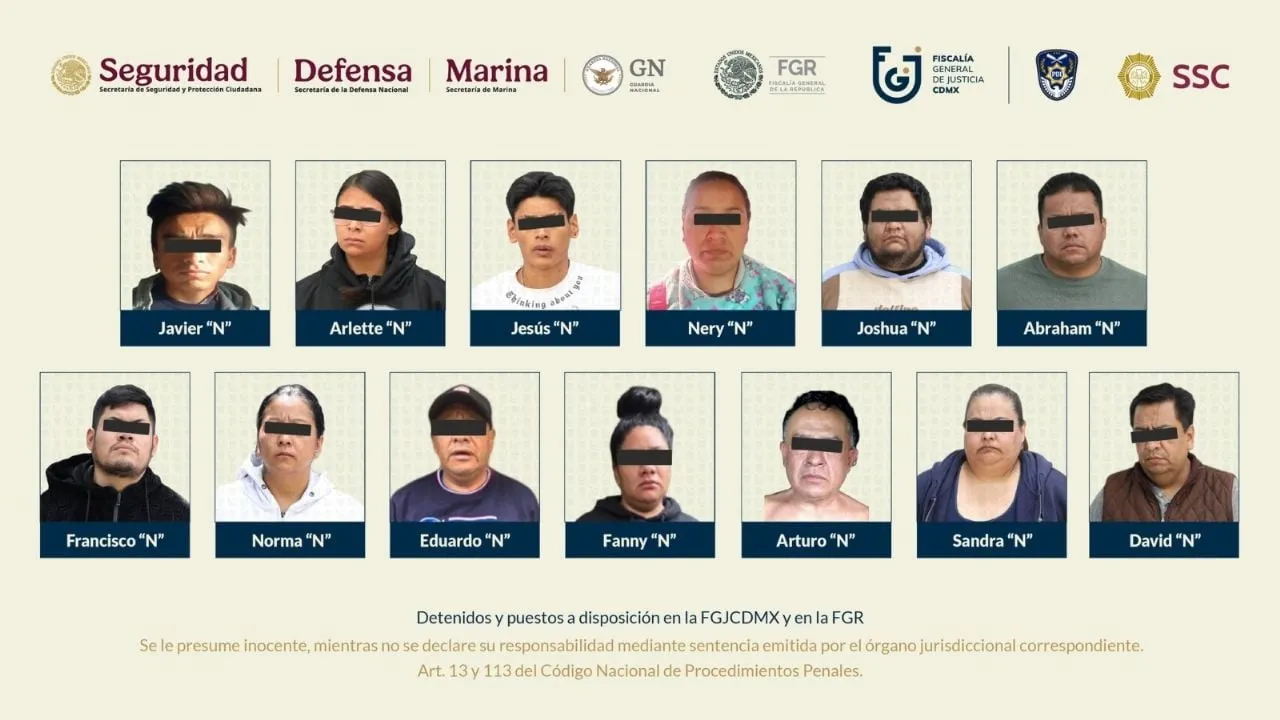 Vinculan a proceso a seis de los 13 detenidos por el homicidio de funcionarios de Clara Brugada