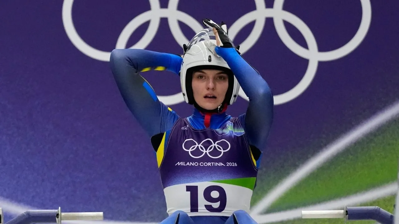 Luger ucraniana Olena Smaha se suma a protestas olímpicas por invasión rusa