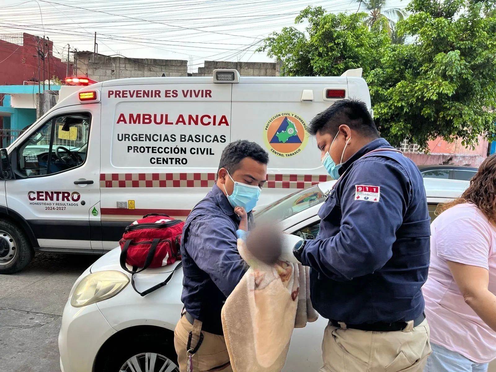 Abandonan a bebé de tres meses en calles de Villahermosa, Tabasco
