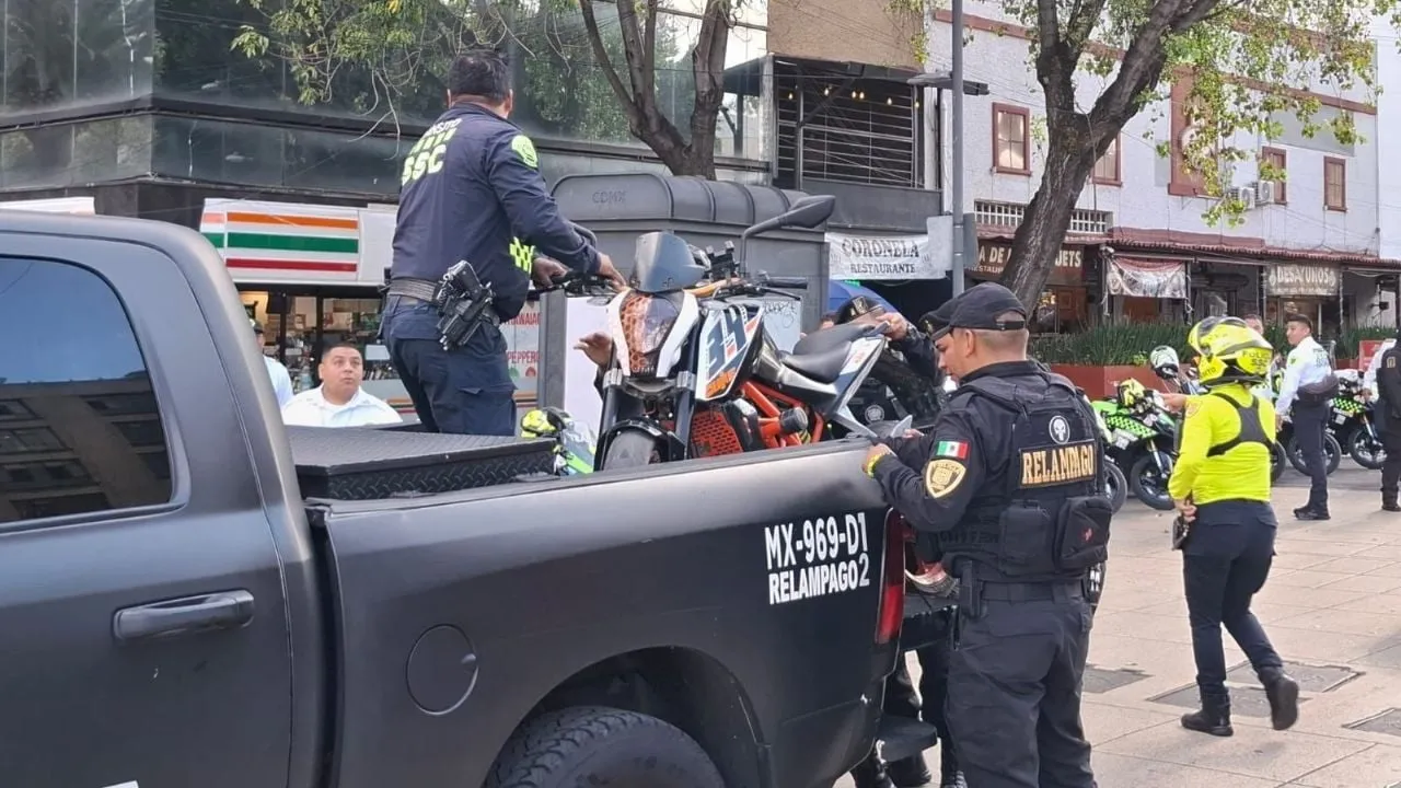 Se llevan al corralón 113 motos y cinco razer por rodada de Sandra Cuevas (Video)