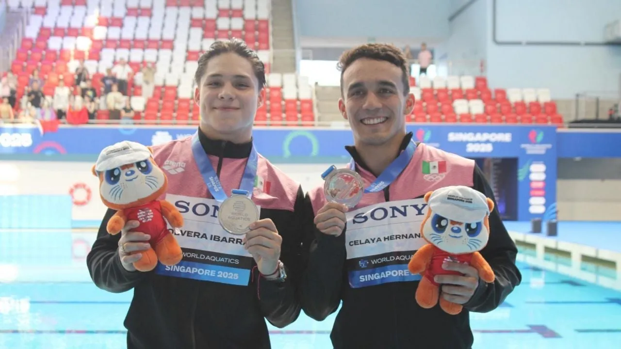 Dos platas para México en clavados sincronizados del Mundial de Deportes Acuáticos
