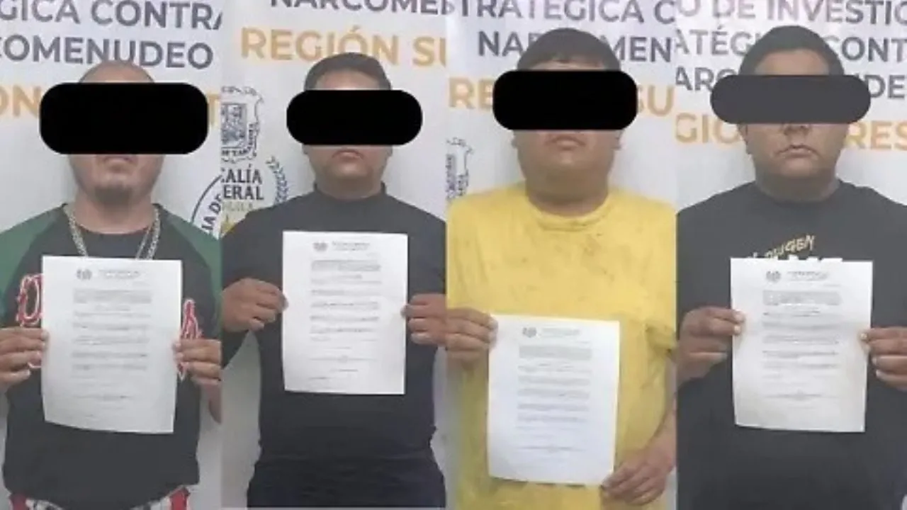 Detienen en Coahuila a tres policías y a un civil por narcomenudeo y “halconeo”