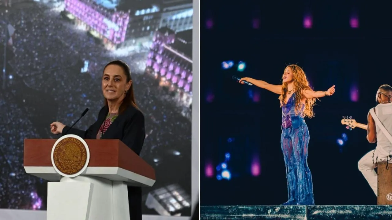 El concierto de Shakira en el zócalo muestra que “México está bien”: Sheinbaum