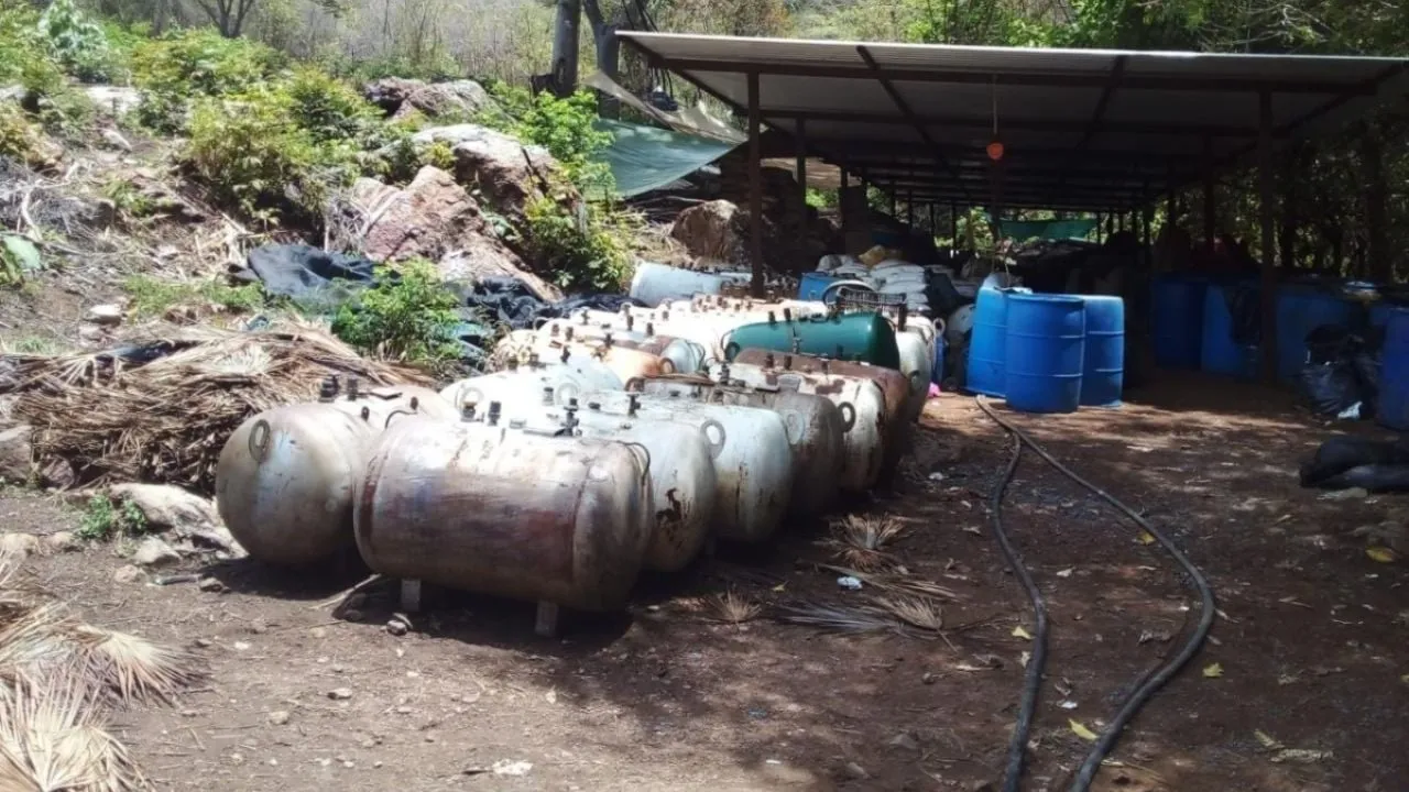 Desmantelan narcolaboratorio en Aquila; hallan mariguana y metanfetamina