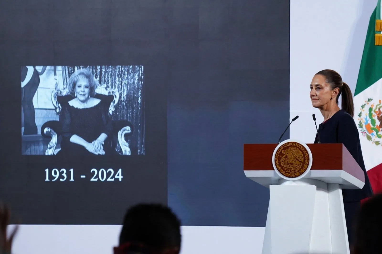 Sheinbaum dedicó un video de homenaje a la actriz Silvia Pinal; condolencias a la familia