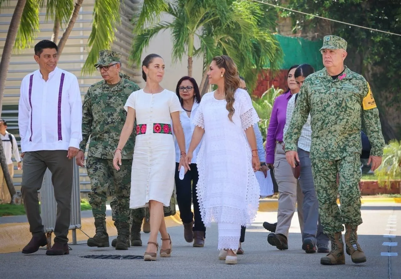 Sheinbaum: ha terminado la emergencia por el huracán John en Guerrero y Oaxaca