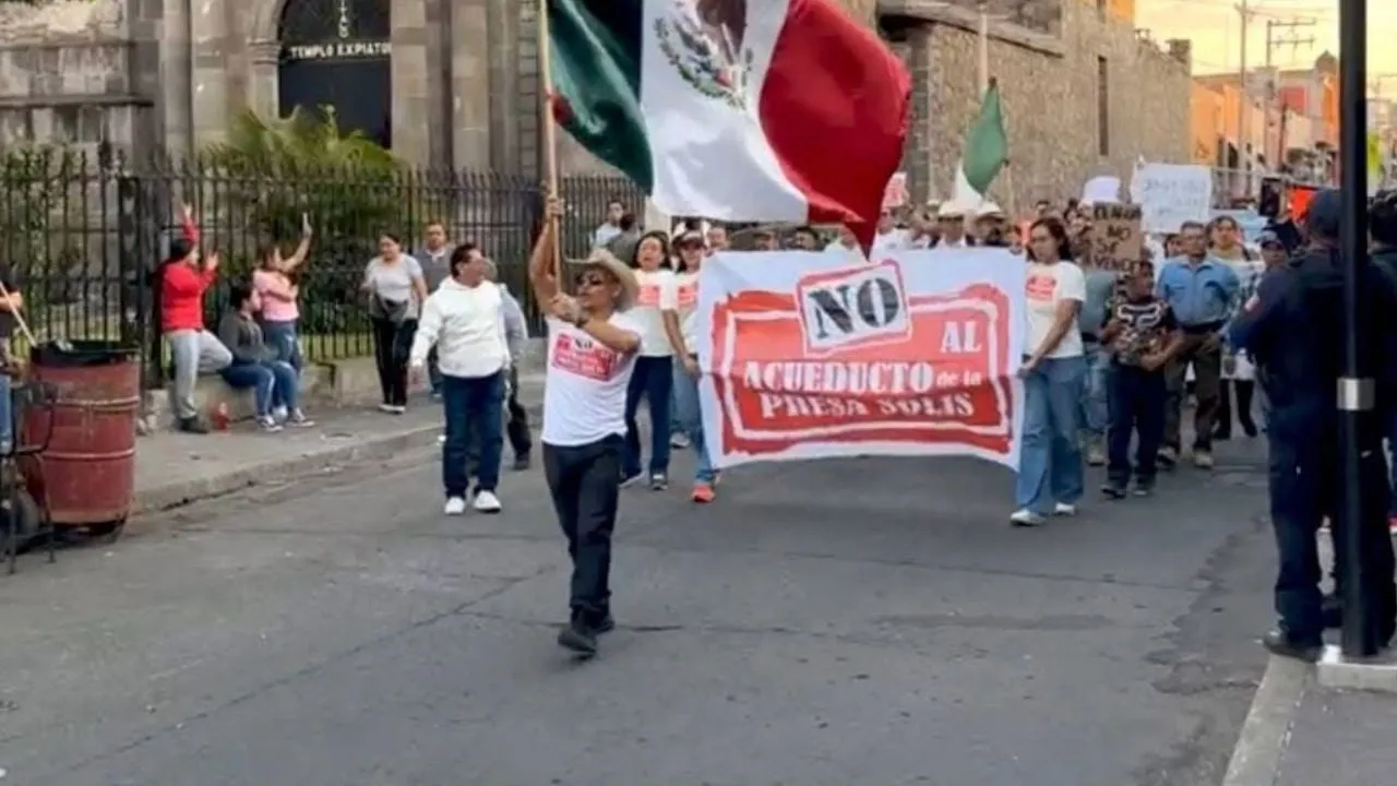 Protestas en Guanajuato frenan el acueducto Solís–León, clave del Plan Nacional Hídrico