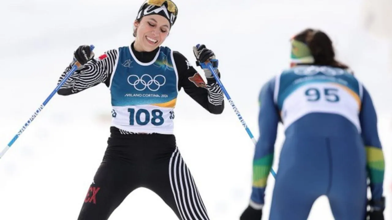 Regina Martínez hace historia con su debut olímpico en esquí de fondo (Video)