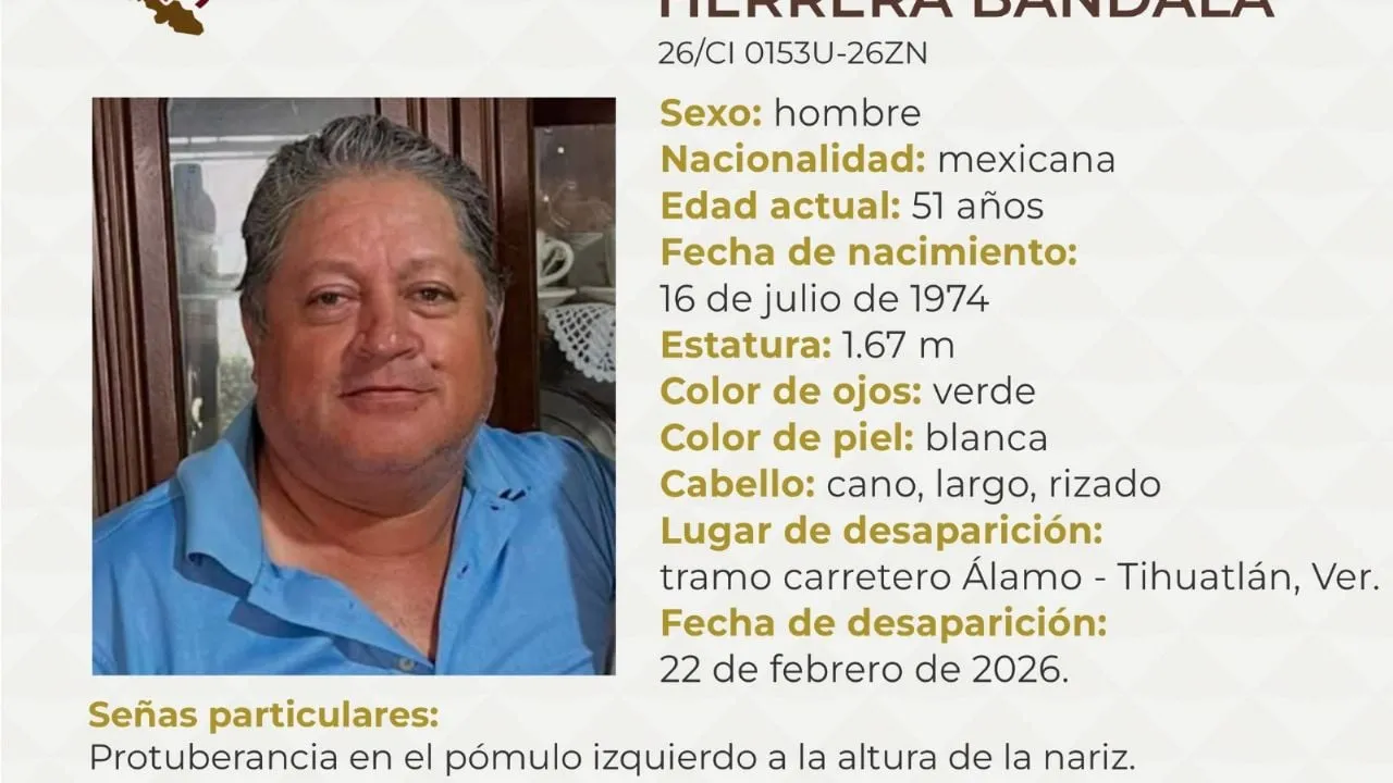 El camionero Bulmaro Herrera desapareció durante narcobloqueos en Veracruz