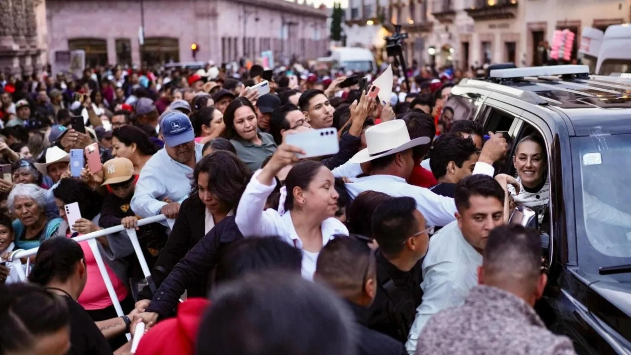 Sheinbaum arranca su maratónica gira con visita a Guanajuato, Aguascalientes y Zacatecas
