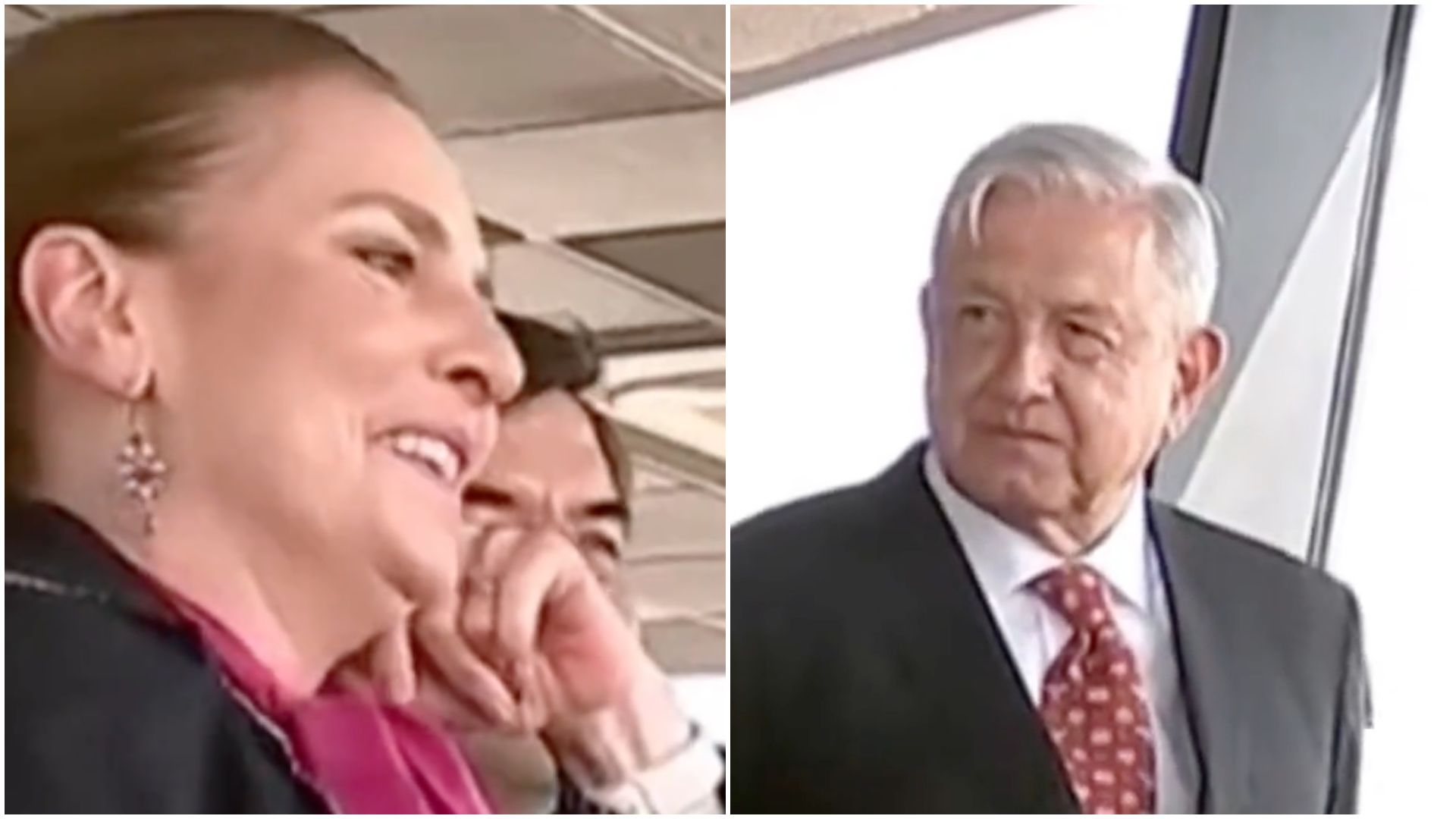 AMLO se enoja por burla a Peña Nieto, en la inauguración del AIFA, VIDEO
