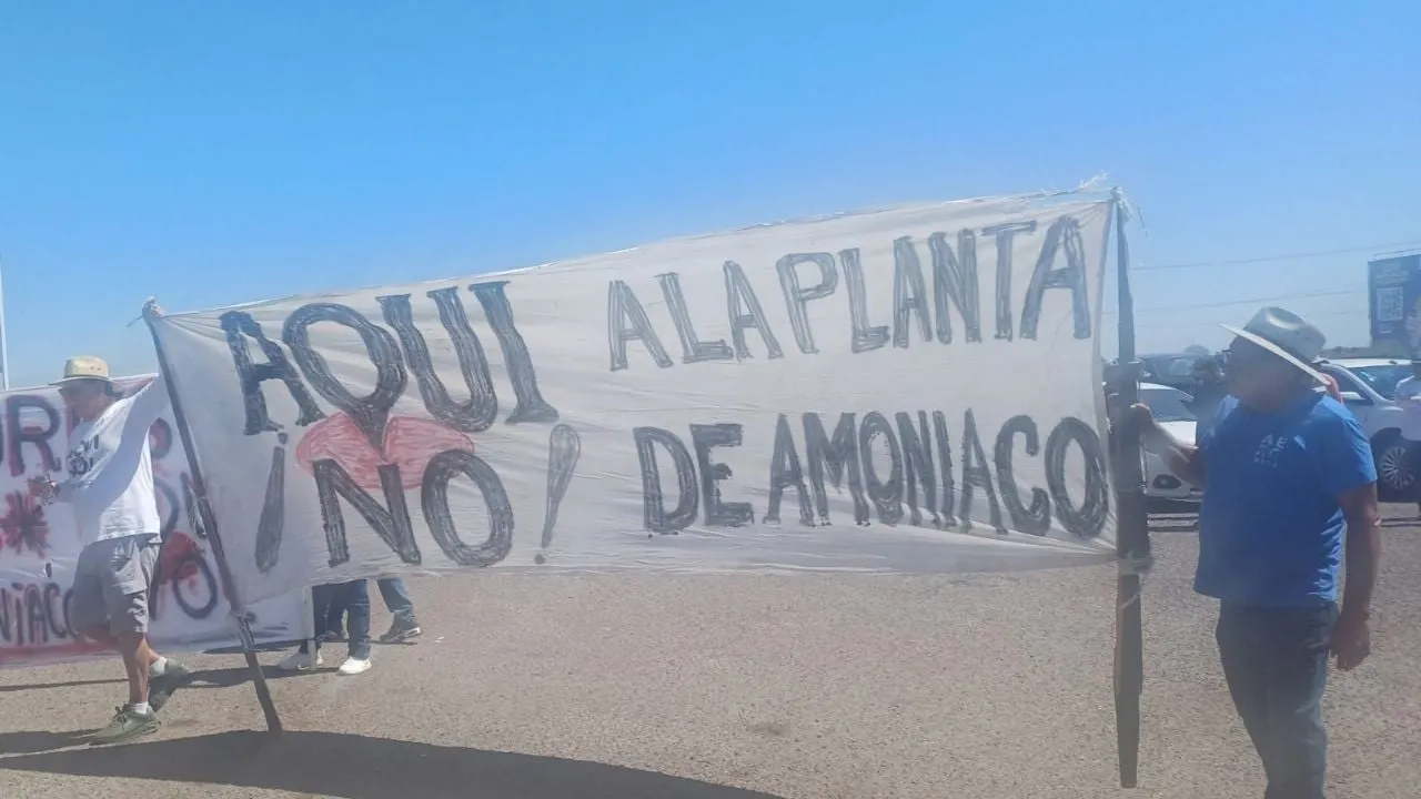 Estalla protesta en el norte de Sinaloa por planta de gas metanol