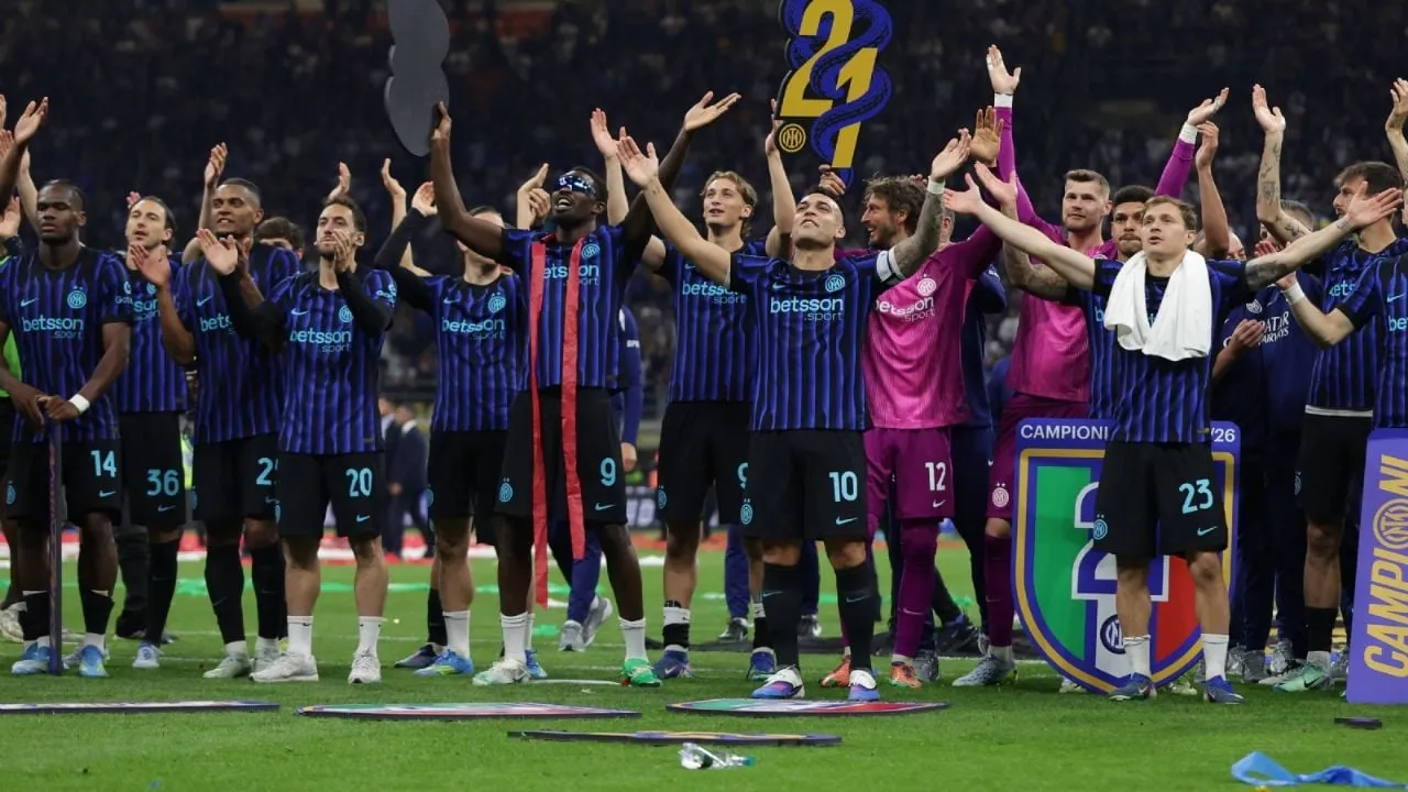 Inter de Milán vence 2-0 al Parma y asegura el título de la Serie A con tres jornadas por disputar