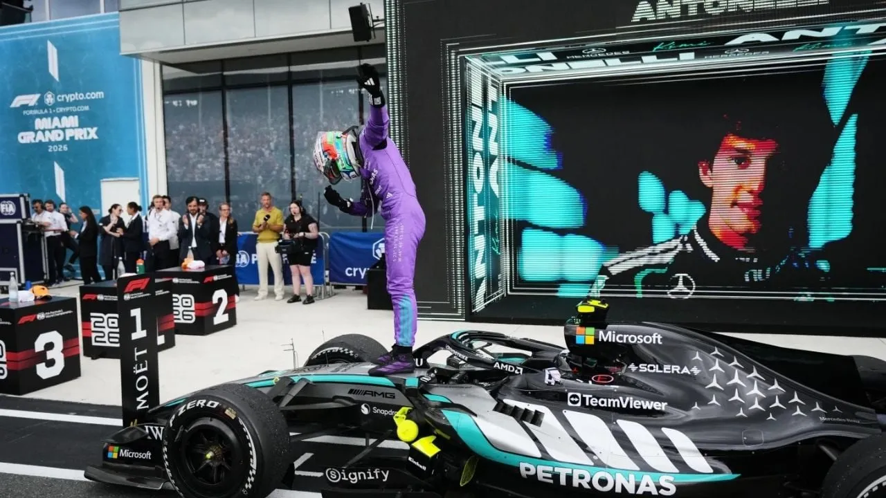 Kimi Antonelli gana el Gran Premio de Miami y consigue su tercera victoria consecutiva en la F1