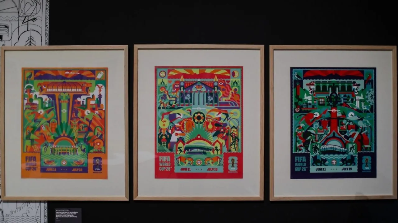 Tacos, mariachi y fundidoras: carteles del Mundial 2026 que narran la identidad de México (Video)