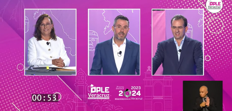 VERACRUZ: ¿QUIÉN LIDERA LAS ENCUESTAS DESPUÉS DEL DEBATE ELECTORAL POR LA GUBERNATURA?