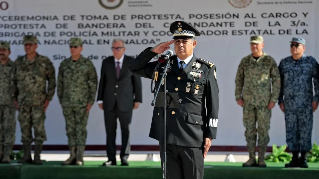 Nombran nuevo mando de la Guardia Nacional en Sinaloa