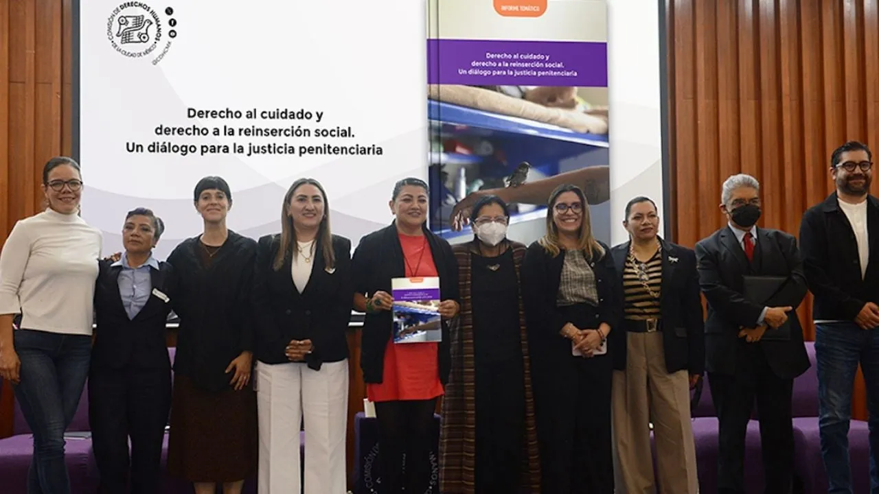 Comisión de Derechos Humanos de CDMX aboga por reinserción de reos con derecho al cuidado