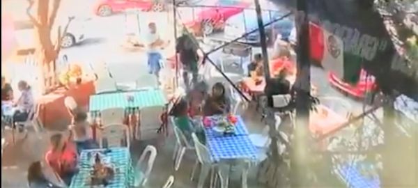 VIDEO; Balacera en restaurante de Tlalpan.