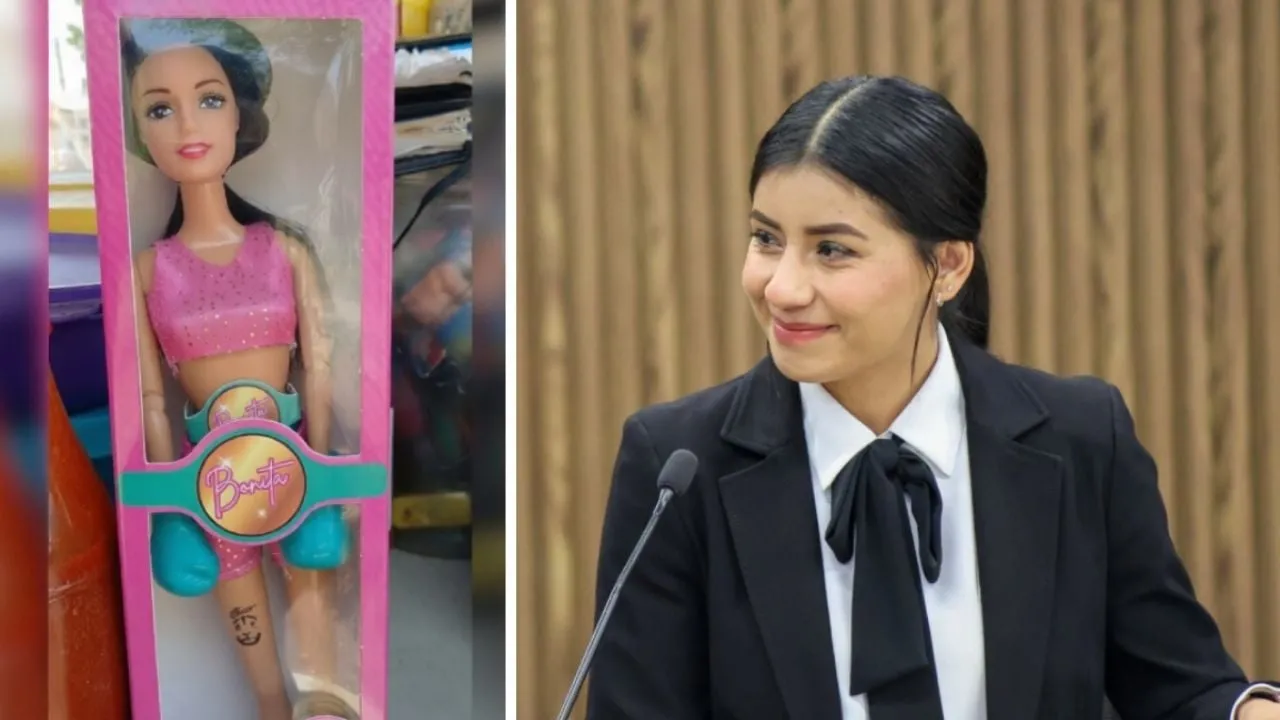 Reparten muñecas de “La Bonita” Sánchez en Puebla; funcionaria niega campaña anticipada