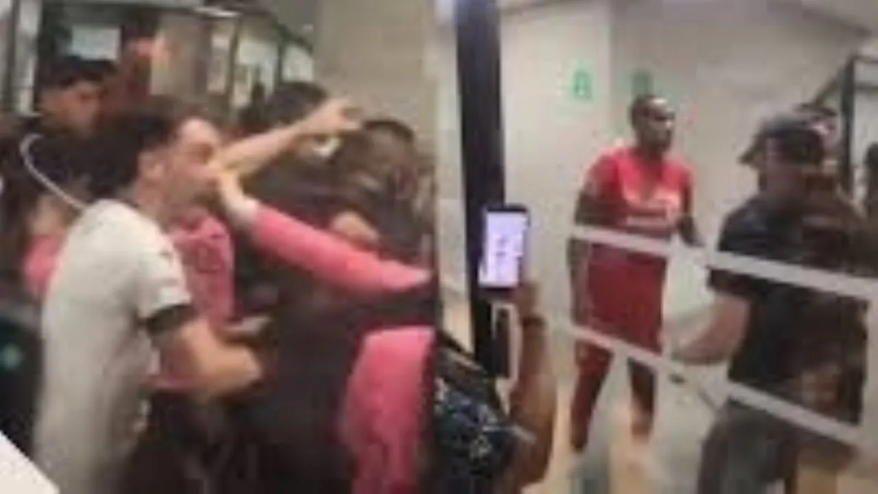 Jugadores del América y Toluca pelean en túnel rumbo a los vestidores del estadio (Videos)