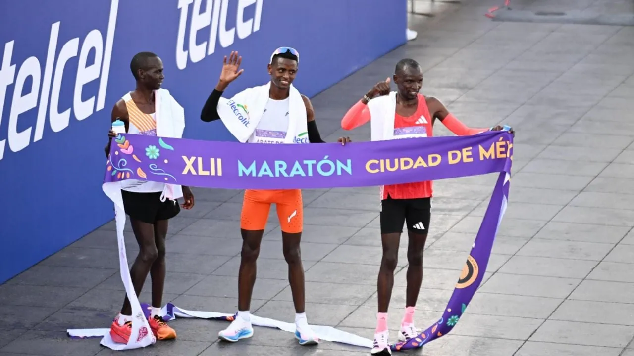 Corredores etíopes dominan el maratón internacional de la Ciudad de México