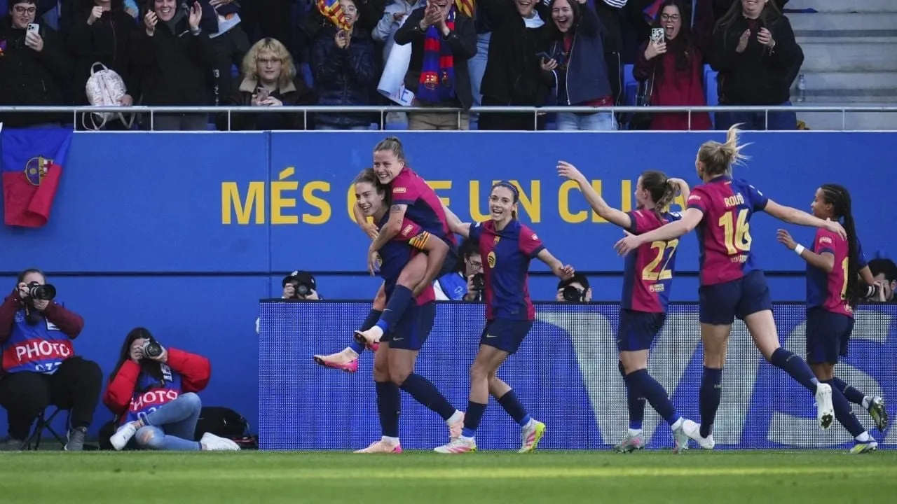 Barcelona venció 4-1 al Chelsea en el juego de ida de las semifinales de la Women's Champions League