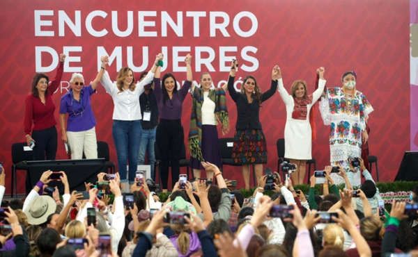 Las mujeres de la 4T apoyan a Sheinbaum 