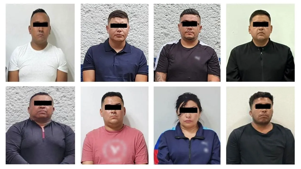 Detienen a ocho personas por secuestro exprés y extorsión; tres son policías de la CDMX