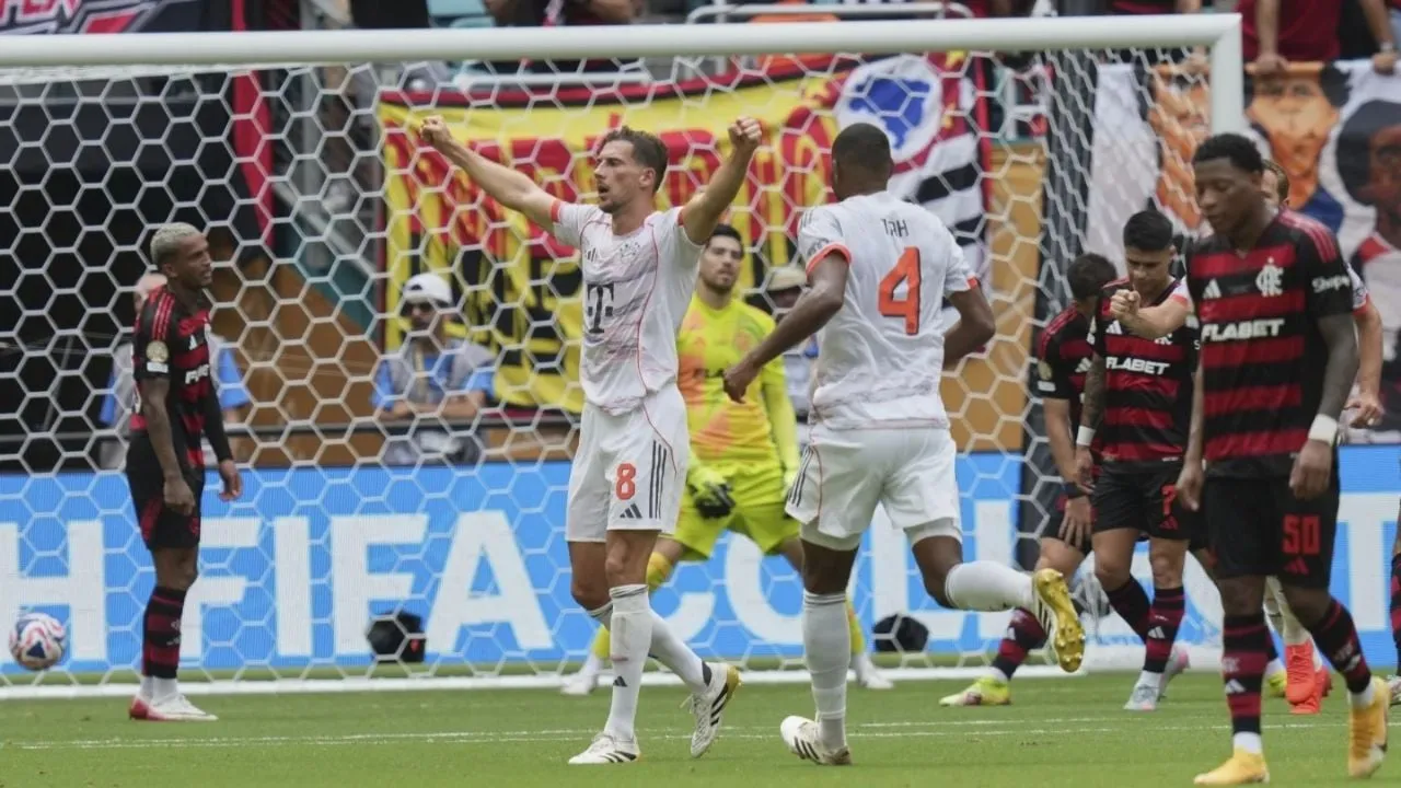 Bayern Múnich venció al Flamengo por 4-2 y avanzó a cuartos de final en el Mundial de Clubes