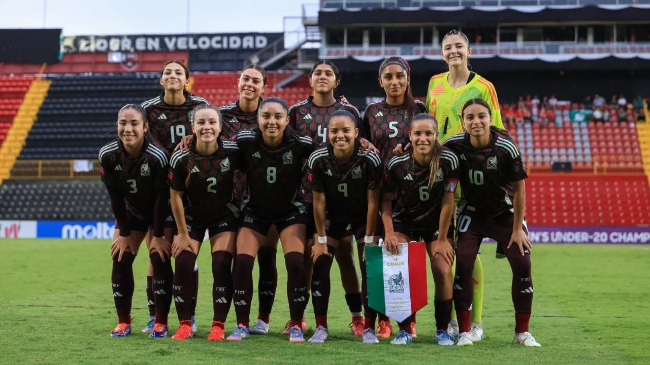 Selección Mexicana Femenil Sub-20 vence 4-2 a Canadá; obtiene boleto para Mundial de Polonia 2026