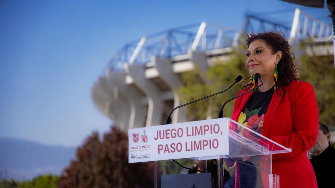 Brugada encabeza obras de rehabilitación en el Estadio Azteca por Mundial 2026