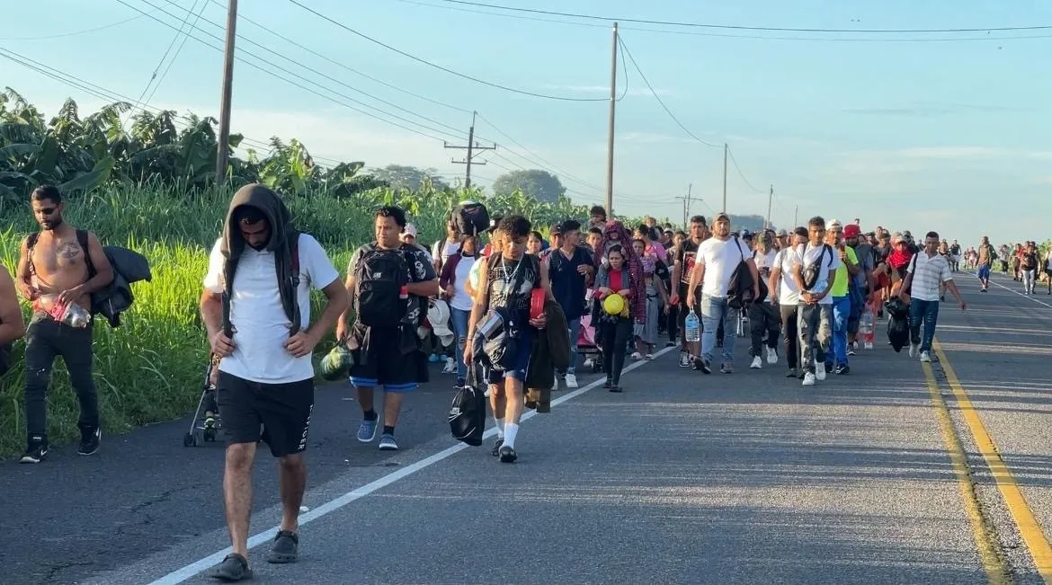 Desplazados del sureste mexicano llegan a ciudades fronterizas de México con EU