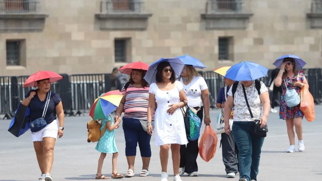 Entra la nueva onda de calor este martes; chubascos y lluvias en la mitad del país