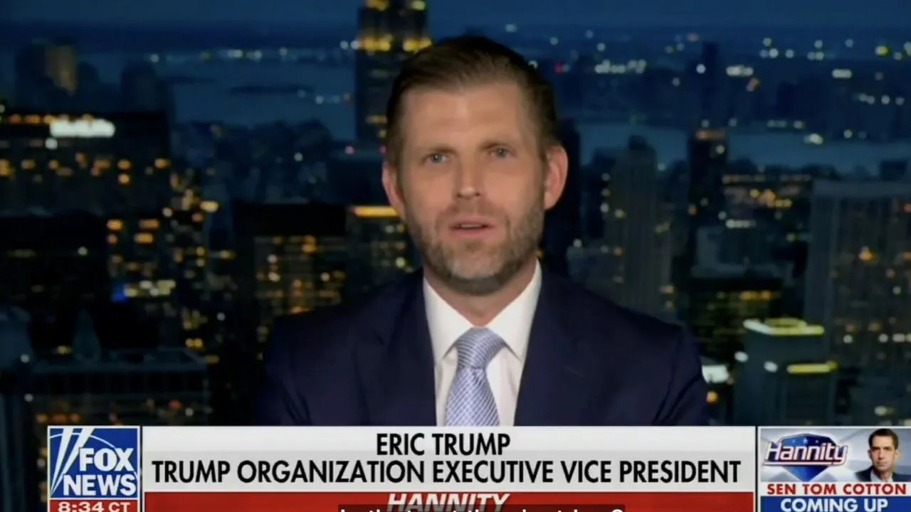 Eric Trump: si México disparara cohetes a EU “sería decapitado” en cuatro segundos (Video)