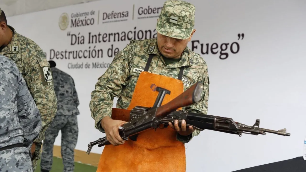 Suman más de dos mil armas recuperadas por medio del programa "Sí al Desarme"