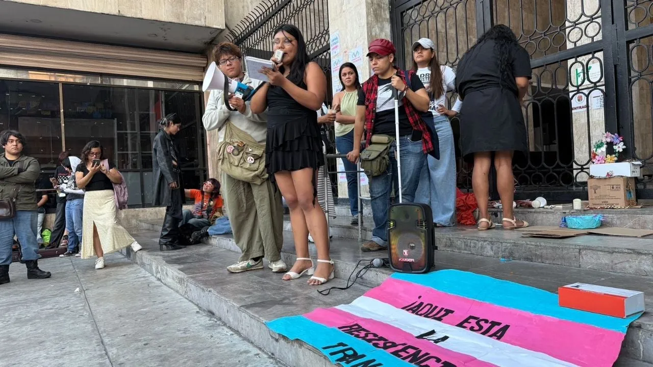 Protesta en Congreso de Chiapas: personas trans exigen ley de identidad de género y derechos básicos