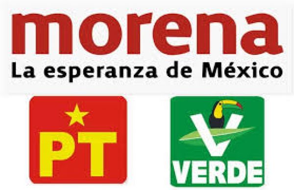 Morena presenta la coalición con PT y PVEM