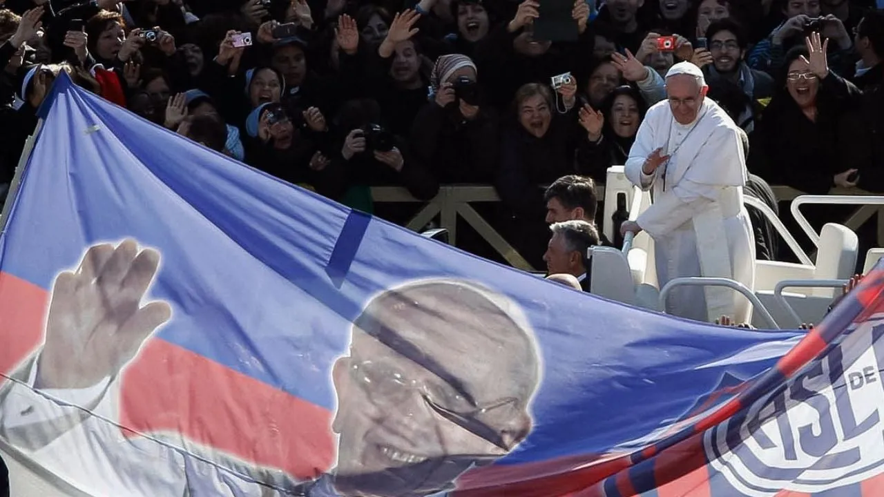 San Lorenzo de Almagro, equipo favorito del papa Francisco, despide al pontífice (Video)