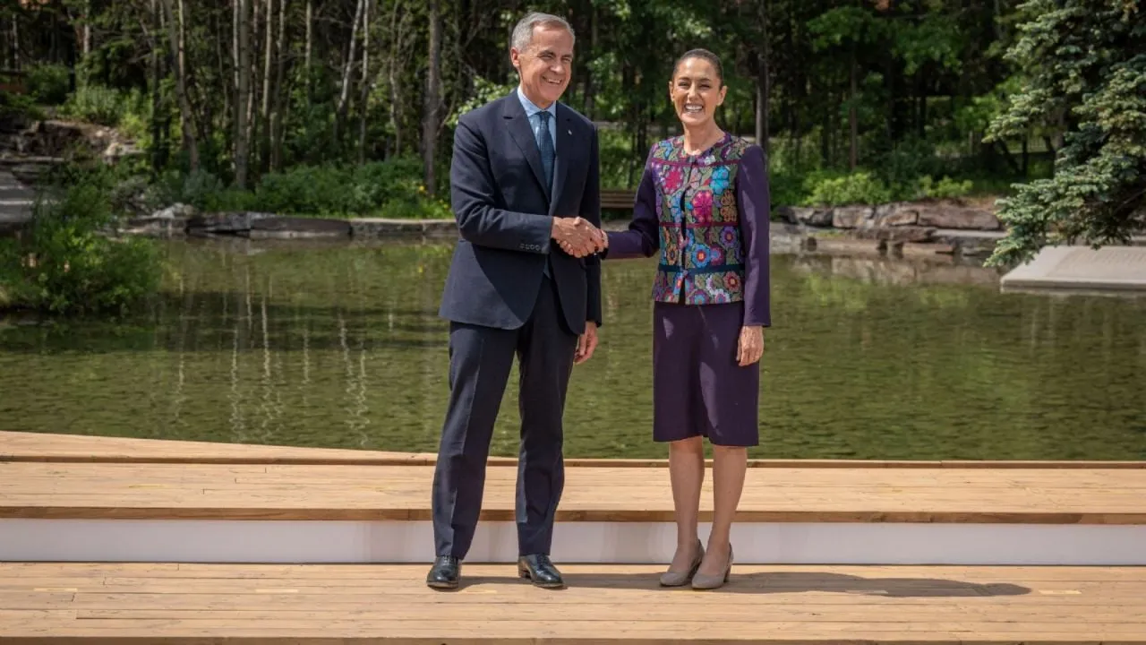 Sheinbaum conversó con el primer ministro de Canadá, Mark Carney