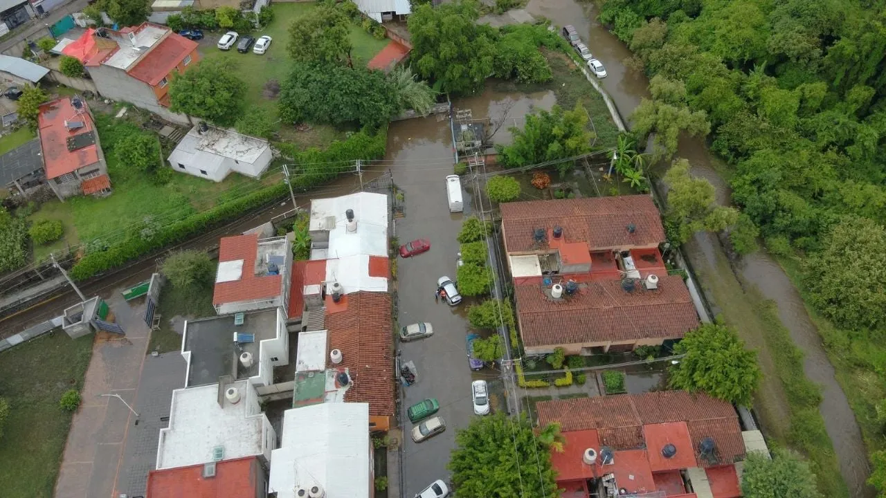 Lluvias dejan 280 viviendas y varios automóviles afectados en siete municipios de Morelos