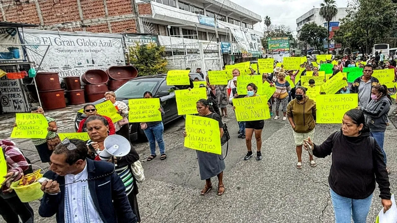 Protesta y bloqueos en Cuernavaca por asesinato de Luis Ángel, presuntamente a manos de policía