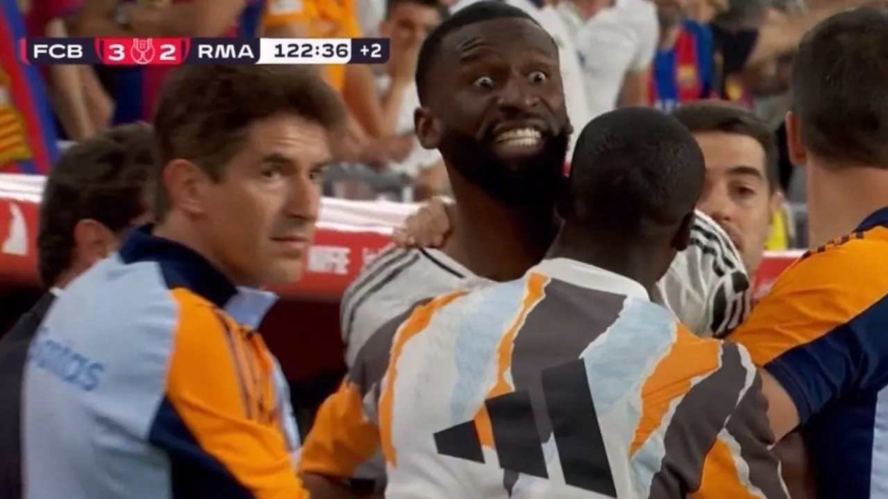 Rudi Völler recrimina a Antonio Rüdiger por arrojar hielo al árbitro en la Copa del Rey