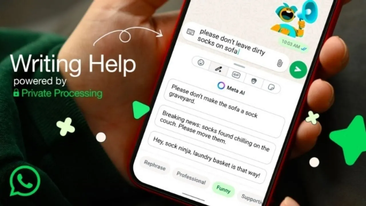 La IA de WhatsApp ayudará a ajustar el tono de un mensaje antes de enviarlo