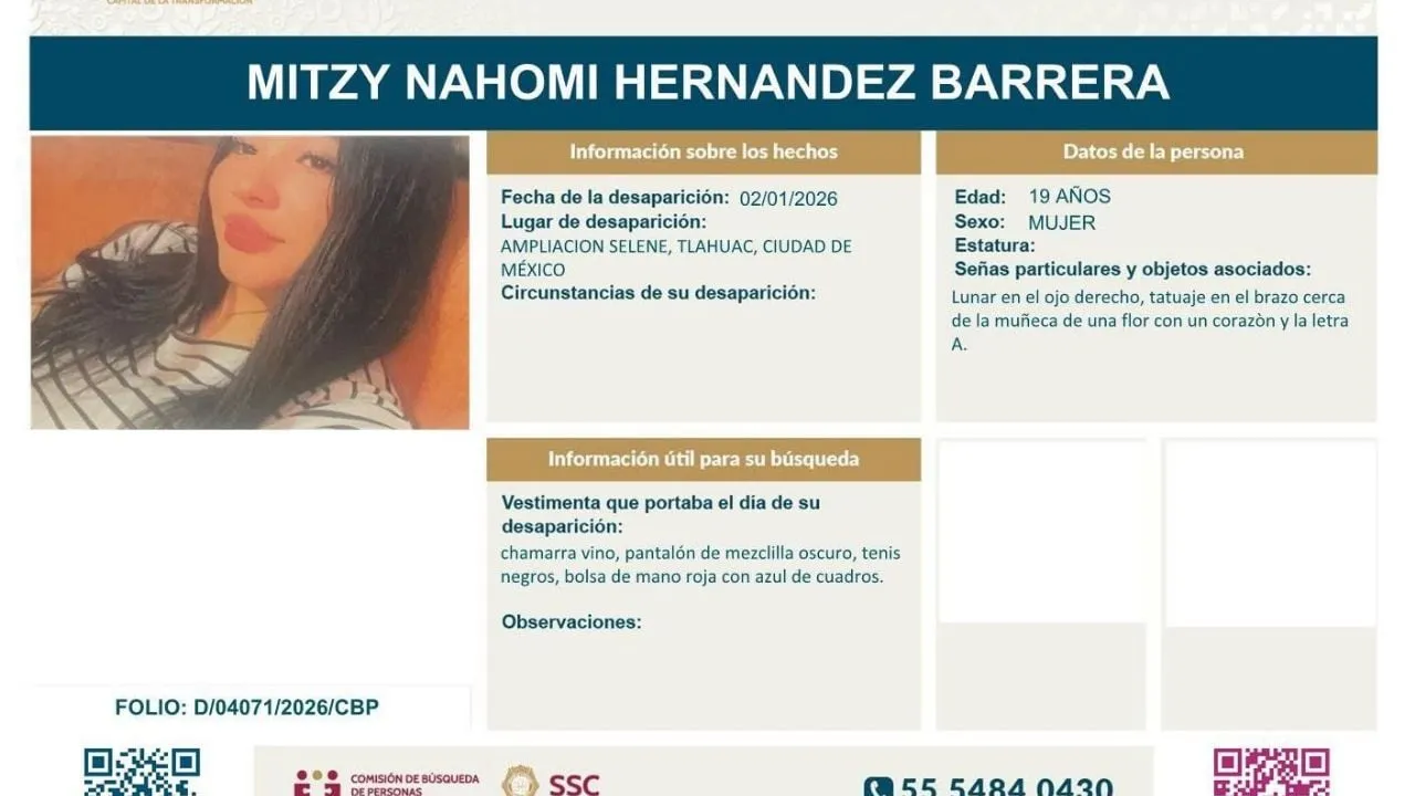 Con bloqueo en avenida Tláhuac, exigen localización de Mitzy Nahomi a una semana de su desaparición