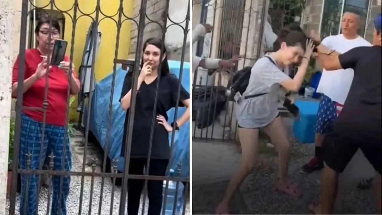 Desalojan a familia que invadió casa en Tampico (Videos)